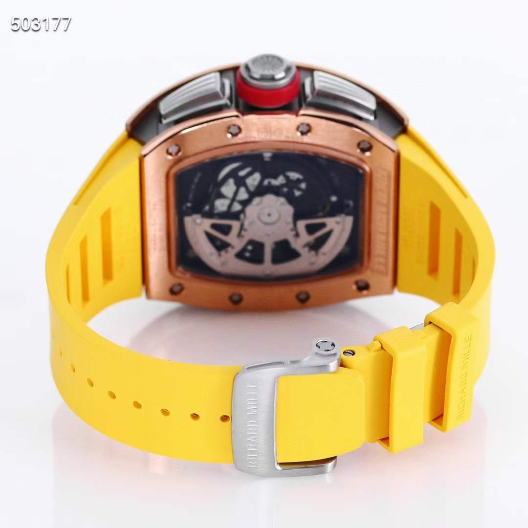 리차드밀 2023 RM011 FM 엘로우스트랩 시계 워치